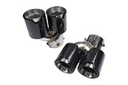 BMW 2/3/4 Series G42 G20/G21 G23 Carbon Fiber Dual Muffler Tips (2019+)