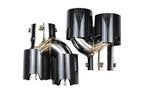 BMW 2/3/4 Series G42 G20/G21 G23 Carbon Fiber Dual Muffler Tips (2019+)