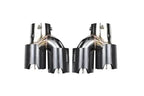 BMW 2/3/4 Series G42 G20/G21 G23 Carbon Fiber Dual Muffler Tips (2019+)