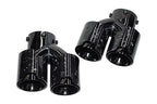 BMW 2/3/4 Series G42 G20/G21 G23 Forged Carbon Fiber Dual Muffler Tips (2019+)