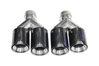 BMW M Power Universal Fit Carbon Fiber Dual Muffler Tips