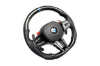 BMW 2/3/4/5 Series LCI G80 G81 G82 G83 G87 G20 G30 Carbon Fiber Steering Wheel (2019+)