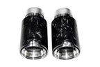 BMW Universal Fit Carbon Fiber Single Muffler Tips