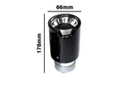 BMW Universal Fit Carbon Fiber Single Muffler Tips