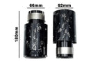 BMW Universal Fit Carbon Fiber Single Muffler Tips
