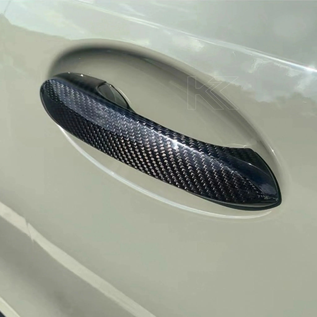 BMW 5 Series G30 F90 Carbon Fiber Door Handle Cover (2017+)