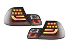 BMW 3-series E46 Coupe Black LED LightBar Taillights Set (2003-2007)