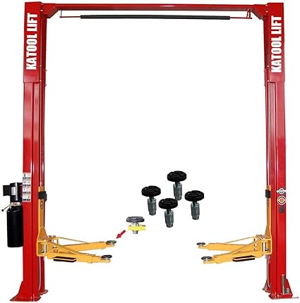 KATOOL KT-M110 Two Post Clear-Floor Vehicle Lift 11,000lbs