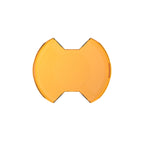 KC HiLiTES SlimLite 6in Light Shield - Spread Beam - Amber