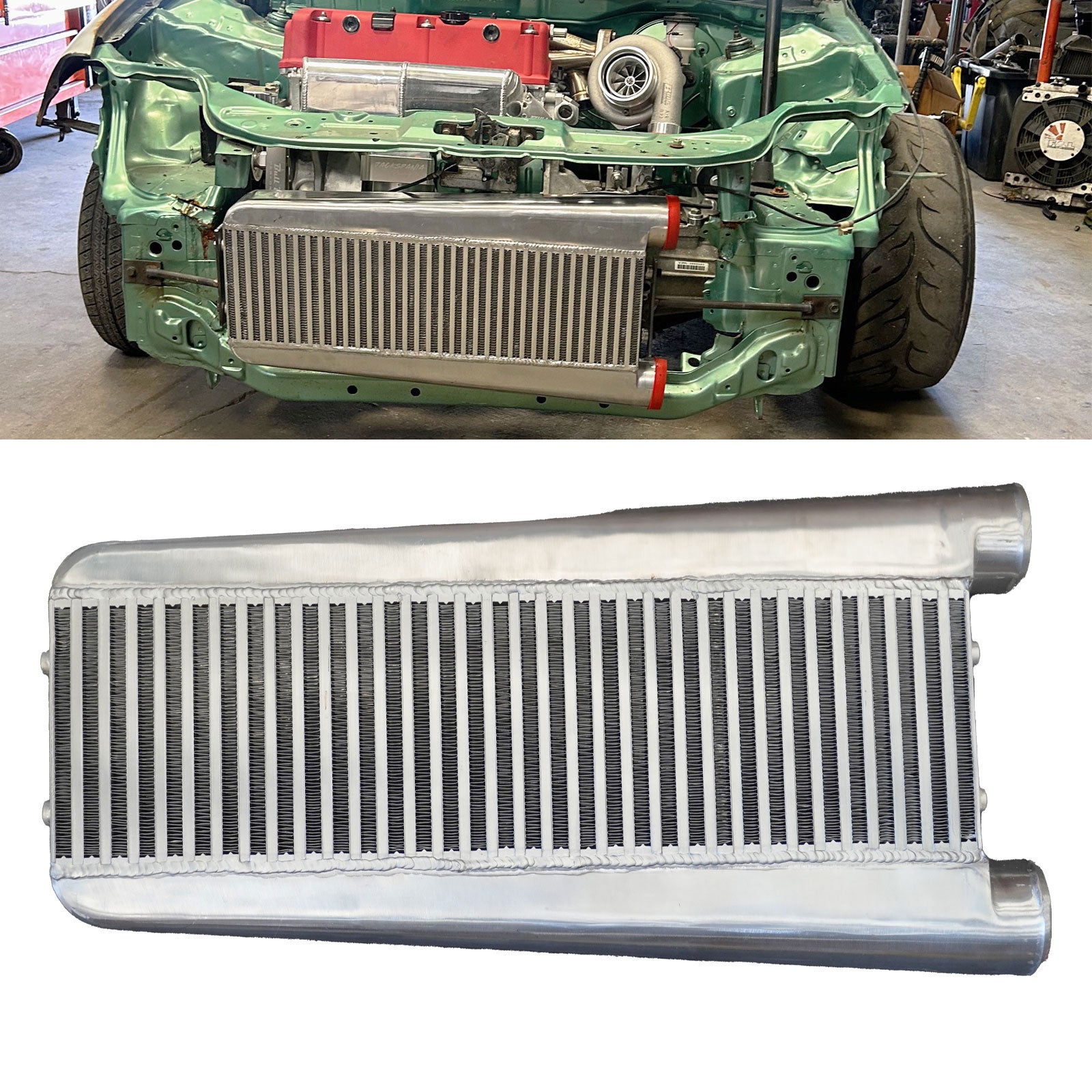 3" K Series Vertical Flow Intercooler K20 K24 For Honda Acura RSX Civic EK EG - Bull Boost Performance