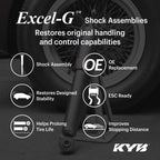 KYB 13-16 / 2020 Ford Fusion Excel-G Rear Gas Shock Assembly