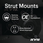 KYB 16-23 Chevrolet Malibu / 18-20 Buick Regal Sportback/TourX Strut Mount Kit - Rear