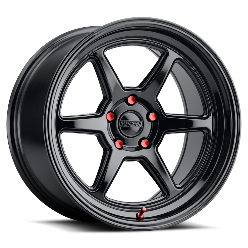 Kansei K14B Roku 18x9.5in / 5x120 BP / 38mm Offset / 72.56mm Bore - Gloss Black Wheel