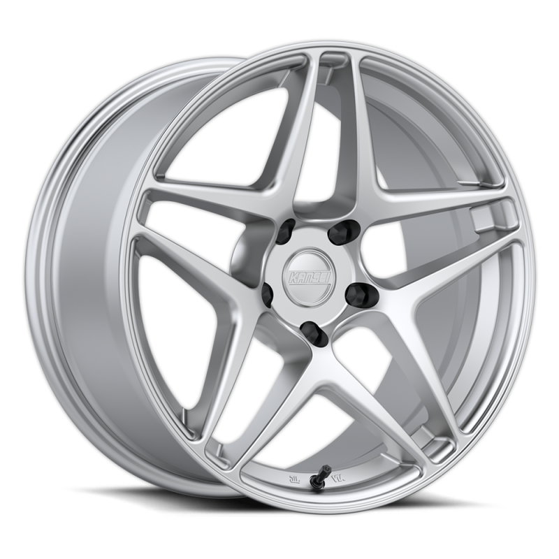 Kansei K15H Astro 19x8.5in / 5x120 BP / 35mm Offset / 72.56mm Bore - Hyper Silver Wheel