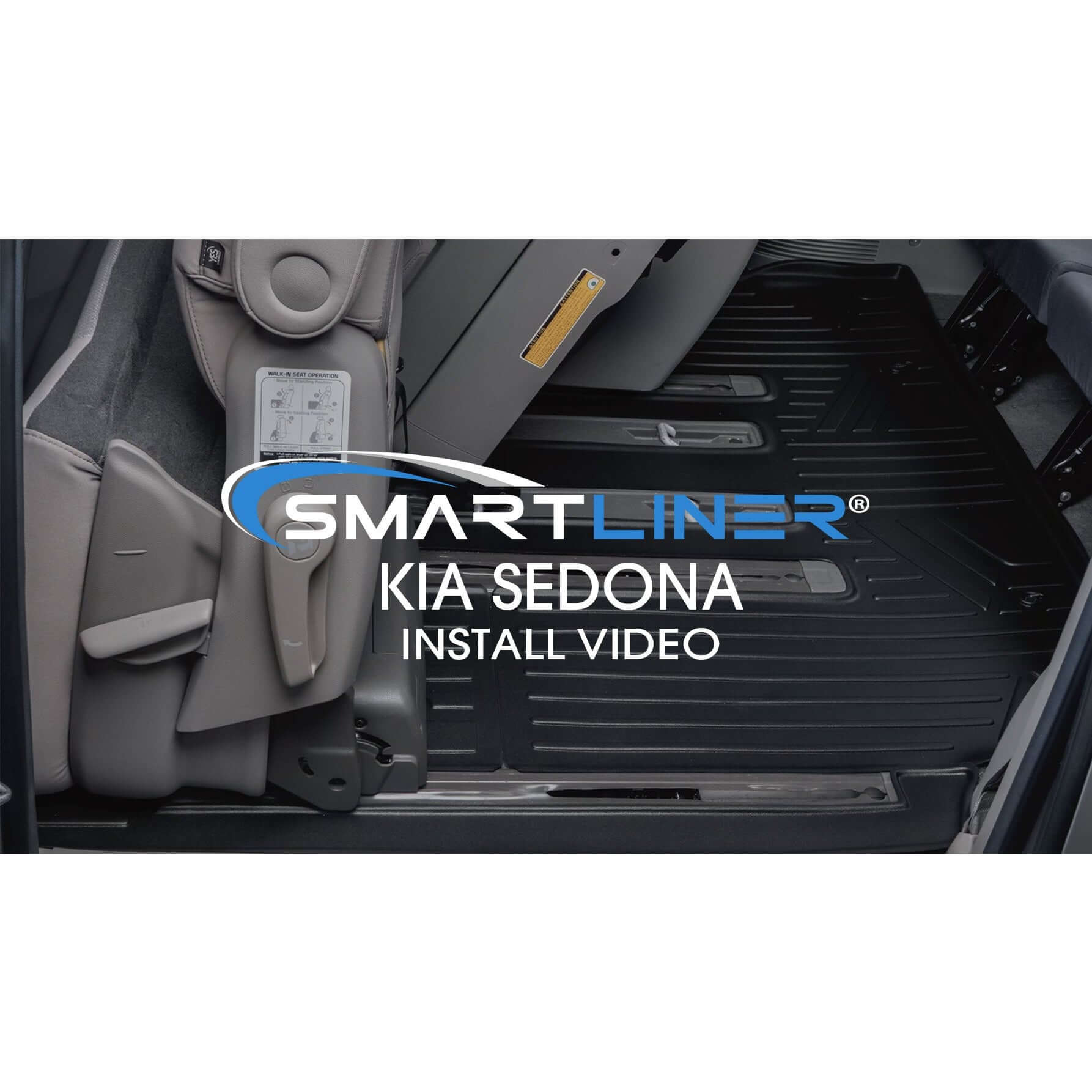 SMARTLINER Custom Fit Floor Liners For 2015-2021 Kia Sedona (7 Passenger Model Only)