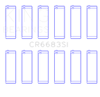 King Engine Bearings Chevrolet 262 (Od+.002in) (Size +0.25mm) Connecting Rod Bearing Set