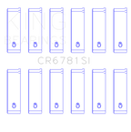 King Engine Bearings Chrysler 2.7L (Od+.002in) (Size +0.75mm) Connecting Rod Bearing Set