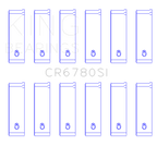 King Engine Bearings Chrysler 2.7L (Size +0.50mm) Connecting Rod Bearing Set