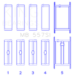 King Engine Bearings For General Motors 262/267/302/307/327/350