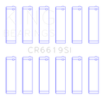 King Engine Bearings Ford V6 (Size +0.25mm) Connecting Rod Bearing Set