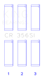King Engine Bearings Smart M 132.910/930 (Size +0.25mm) Connecting Rod Bearing Set