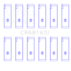 King Engine Bearings Suzuki H20A/H25A/H27A (Size +0.50mm) Connecting Rod Bearing Set