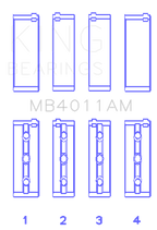 King Engine Bearings Toyota 1Mzfe (Size +0.25mm) Main Bearing Set