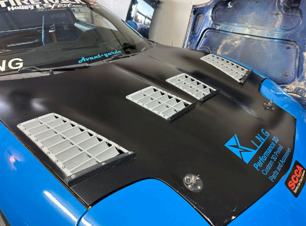 King Performance 3D Corvette C5 Hood Vent Kit