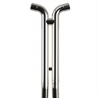 Kooks 18-24 Ford Mustang GT 5.0 3in. Valved Shotgun Cat-Back Exhaust - Carbon Tips