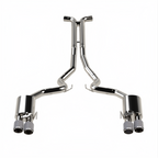 Kooks 18-24 Ford Mustang GT 5.0 3in. Valved Touring Cat-Back Exhaust - Carbon Tips