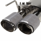 Kooks 18-24 Ford Mustang GT 5.0 3in. Valved Touring Cat-Back Exhaust - Carbon Tips