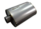 Kooks 2.5in. Oval Center/Offset Muffler 12in. Long Body Stainless Steel