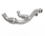 Kooks 20-22 Ford F250 7.3L V8 / Ford F350 7.3L V8 1-7/8in x 3in SS Headers w/ H.O. Green Catted Conn
