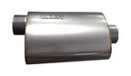 Kooks 3in Oval Center/Offset Muffler 12in Long Body Stainless Steel