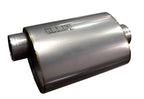 Kooks 3in Oval Center/Offset Muffler 12in Long Body Stainless Steel
