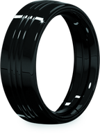 Kuryakyn 7inch Headlamp Trim Ring Gloss Black