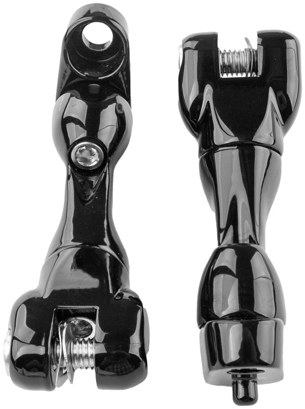 Kuryakyn Adjustable Passenger Peg Mount 93 and Up Touring Gloss Black