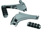 Kuryakyn Adjustable Passenger Pegs With ISO Small Pegs 10 and Up Chrome