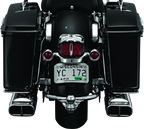 Kuryakyn Curved License Plate Mount Chrome