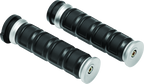 Kuryakyn Dillinger Grips Throttle-By-Wire Silver