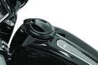 Kuryakyn Easy Fill Fuel Door Black