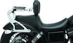Kuryakyn Fixed Mounts Multi-Purpose Driver/Passenger Backrest 06-17 Dyna Models Chr (No Mount)