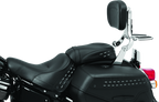Kuryakyn Fixed Mounts Multi-Purpose Driver & Passenger Backrest 18-Up Softail Black