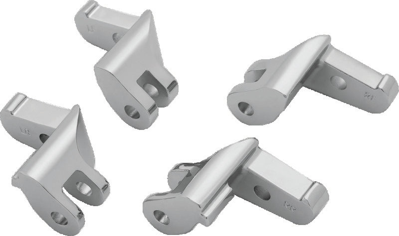 Kuryakyn Floorboard Relocator Brackets 17 and Up Touring Chrome