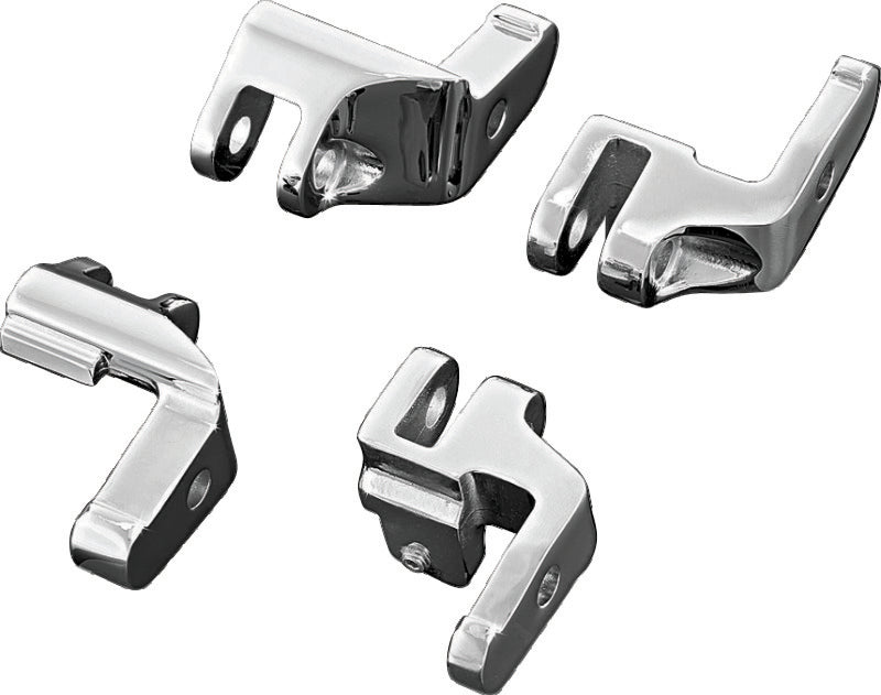 Kuryakyn Floorboard Relocator Brackets 97-16 Touring Chrome