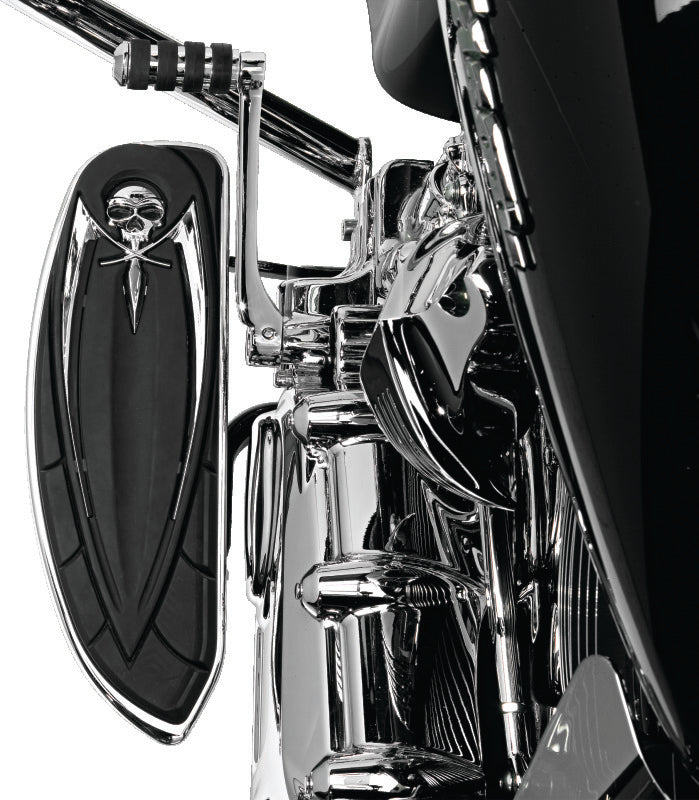 Kuryakyn Floorboard Relocator Brackets 97-16 Touring Chrome