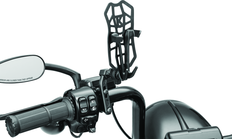 Kuryakyn Free-Flex Device Holder Perch Mount Black