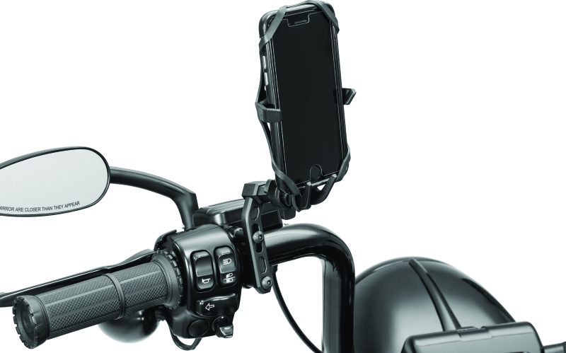 Kuryakyn Free-Flex Device Holder Perch Mount Black