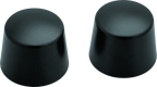 Kuryakyn Front Axle Nut Caps Satin Black