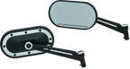 Kuryakyn Heavy Industry Mirrors Satin Black & Chrome